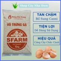 Vỏ Trứng Gà Đã Xử Lý Giúp Cây Khoẻ Mạnh, Hạn Chế Côn Trùng, Sâu Bệnh Cho Mọi Cây Trồng Gói 1KG