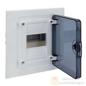 Vỏ tủ điện âm tường cánh nhựa 4 module Hager VF104TM