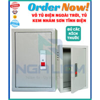 Vỏ Tủ Điện Ngoài Trời, Tủ Kem Nhám Sơn Tĩnh Điện Đủ Các Kích Thước