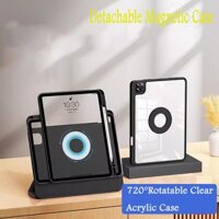 Vỏ từ tính cho ipad pro 11 12.9 2022 10th gen 10.9 air 5 4 air 3 2 1 10.2 9th 8th 7th 2017 2018 9.7 5th 6th cho ipad mini 6 case có thể tháo rời bằng giá đỡ bút chì