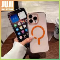 Vỏ từ tính phát sáng JUJI JUJI Ốp điện thoại cứng PC mờ siêu mỏng cho IPhone 16 15 14 Plus 13 12 Pro Max Vỏ bảo vệ phát quang