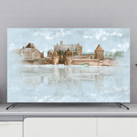 Vỏ TV Trong Nhà Vỏ Bụi Tivi 32-75in Vỏ Tivi Cho Màn Hình LCD / LED Vỏ Bảo Vệ Màn Hình Pha Lê Lỏng Vỏ Bảo Vệ Màn Hình Tivi Chống Bụi Phòng Ngủ Trang Trí Phòng Khách