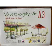 Vở vẽ A3 lò xo giấy sần ĐL100 - 8045 - 10 Quyển