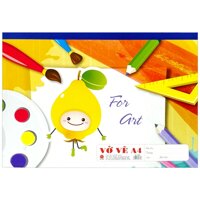 Vở Vẽ A4 3828 - Giấy Trắng Mẫu Màu Giao Ngẫu Nhiên