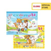 Vở vẽ dán gáy xé A4 20 tờ 10076 MS 709