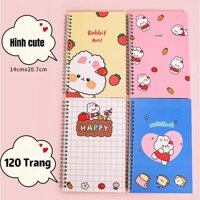 Vở viết học sinh khổ giấy A5 hình thù siêu đáng yêu ghi chép cute xinh xỉu giá rẻ - Gấu A5