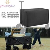 Vỏ xe cắm trại chống thấm nước và chống bụi, có thể gập lại và đi kèm dây rút