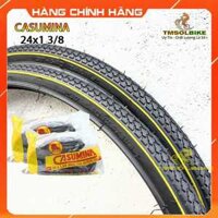 Vỏ Xe đạp 24x1 38 37-540 cho xe đạp Phổ Thông Lốp Xe đạp Casumina 24x1 38 37-540 - 1 Vỏ 1 Ruột