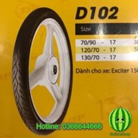 Vỏ Xe Dunlop cho Exciter 150 và winner 70/90-17 , 80/90-17 , 90/80-17 , 100/70-17 , 110/70-17 , 120/70-17 , 130/70-17