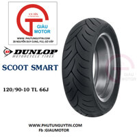 VỎ XE MÁY DUNLOP SCOOT SMART SIZE 120-90-10 TL 66J