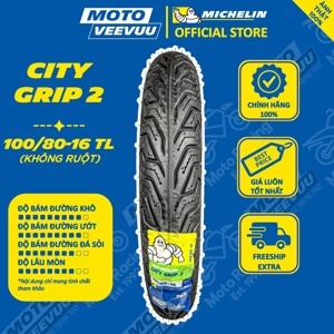 Vỏ xe Michelin City Grip 2 100/80-16
