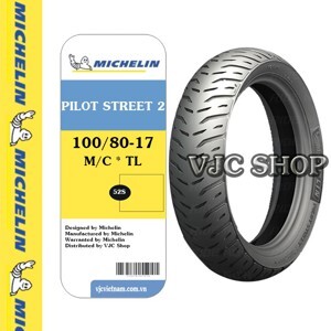 Vỏ Xe Michelin Pilot Street 2 100/80-17 52S