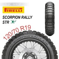 Vỏ Xe Pirelli 120/70R19 Scorpion Rally Str 60V M+S TL - Vỏ Lốp Xe Mô Tô Radial Không Ruột Chất Lượng Cao