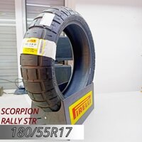 Vỏ Xe Pirelli 180/55R17 Scorpion Rally Str 73V M+S TL - Vỏ Lốp Xe Mô Tô Radial Không Ruột Chất Lượng Cao