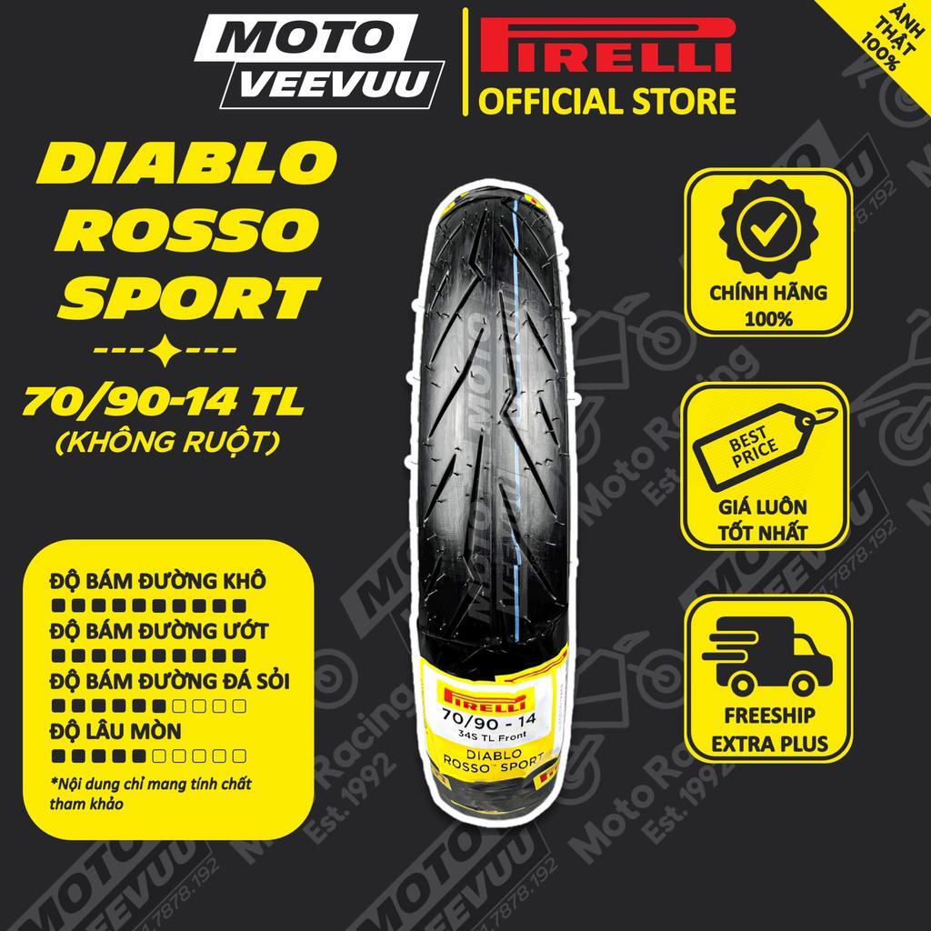 Vỏ xe Pirelli 70/90-14 Diablo Rosso Sport