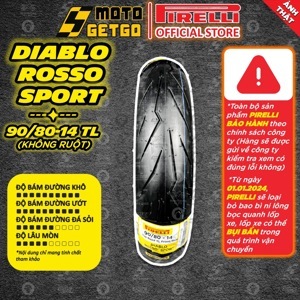 Vỏ xe Pirelli 90/80-14 Diablo Rosso Sport
