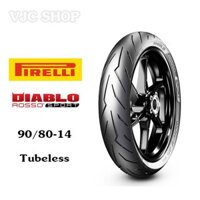 Vỏ Xe Pirelli 90/80-14 Diablo Rosso Sport 49S TL - Vỏ Lốp Xe Không Ruột Chất Lượng Cao