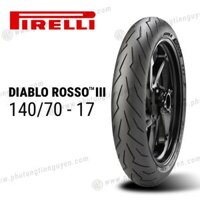 Vỏ xe Pirelli ROSSO 3 140/70R17M/CTL 66H Không ruột mã 3787100
