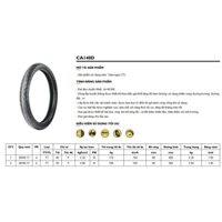Vỏ xe wave 110 bánh sau loại dùng ruột// săm 80/90-17 [casumina][chính hãng]
