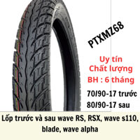 Vỏ xe wave RS, RSX, Alpha, Blade, Ws110..| Lốp xe wave RS, RSX, Alpha, Blade, Ws110 hàng tốt