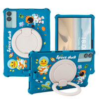 Vỏ Xoay 360 Độ Cho Itel Vista Tab 30 11.0 inch 2024, Vỏ Silicon Mềm Chống Sốc Đế Mồ Hôi Hoạt Hình Bìa Mềm