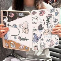 Vỏ Xoay Cho iPad Air 6 iPad 10th Gen 2022 Ốp Lưng Air 5th 4th 10.9 Pro 11 inch iPad 10.2 9th 8th 7th Hộp Đựng Bút Chì