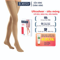 Vớ y khoa đùi silicone JOBST Ultrasheer - Kín ngón, màu da, chuẩn áp lực 20-30mmHg