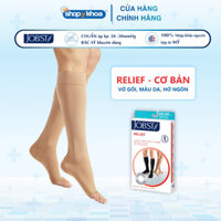 Vớ Y Khoa JOBST Relief - Màu Da, Hở Ngón, Dòng Cơ Bản, Áp Lực 20-30mmHg, 2 Chiếc (Tất Y Khoa)