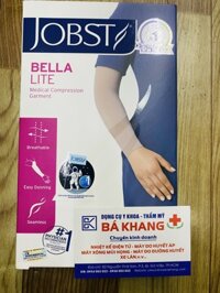Vớ Y Khoa Tĩnh Mạch Tay Phù Bạch Huyết JOBST Bella Lite chuẩn áp lực 20-30mmHgv (Cánh Tay, Màu Da) (Hộp 1 Chiếc)