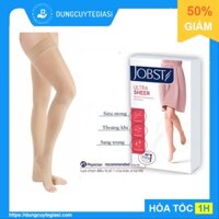 Vớ y khoa (vớ đùi) Jobst Ultrasheer-dòng cao cấp, siêu mỏng, màu da, hở ngón, tất y khoa chống suy giãn tĩnh mạch