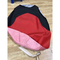 Vỏ yên xe máy da cao cấp xe AB Air blade đời 2011-2012  ( màu đỏ đen ) vỏ yên chính hãng honda