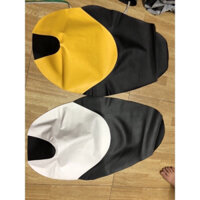 Vỏ yên xe máy đa năng lắp đặt cho tất cả các loại xe số (màu vàng +màu trắng )