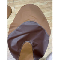 Vỏ yên xe máy đa năng lắp đặt cho tất cả các dòng xe Số ( màu nâu vàng - vỏ yên da cao cấp )