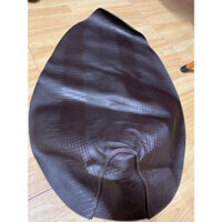 Vỏ yên xe máy đa năng lắp đặt cho tất cả các loại xe máy số (da cá sấu màu nâu cao cấp )