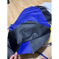 Vỏ yên xe máy xe Wave (màu xanh đen da cao cấp )