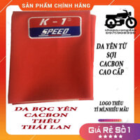 vỏ yên,da bọc yên cacbon thêu thái lan logo k-1 speed cực đẹp shop huy hoàng Shop Quang Đắc