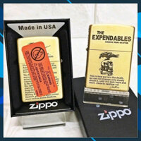 Vỏ Zippo Chính Hãng Mỹ Đồng Khối - Vỏ Zippo Amor Chủ Đề The Expendables - Tặng kèm ruột trùng vỏ (KHÔNG BAO GỒM  NHIÊN L