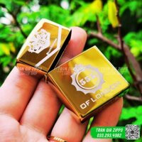 Vỏ Zippo Classic Gold Khắc Logo 555 OF LONDON Dễ Dàng Thay Thế (KHÔNG CÓ LỬA)