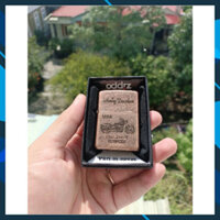 Vỏ Zippo Đồng Cổ Amor Chủ Đề Xe - Vỏ Zippo Chính Hãng Usa - Tặng kèm ruột (KHÔNG KÈM NHIÊN LIỆU)