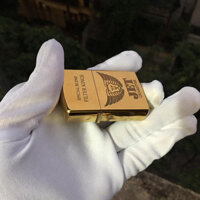 Vỏ Zippo Giá Rẻ - Vỏ Zippo Chính Hãng Logo Jettttt Vàng