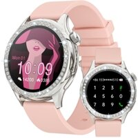 Voarch Cuộc Gọi Bluetooth Đồng Hồ Thông Minh Nữ IP68 Chống Nước Trợ Lý Giọng Nói Thể Thao Đồng Hồ Thông Minh Nhịp Tim Theo Dõi Giấc Ngủ Theo Dõi Thể Dục