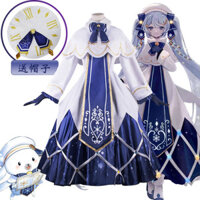 Vocaloid Hatsune Miku Cos Trang Phục Tuyết Miku Cos Trang Phục Trọn Bộ V Nhà Cosplay Quần Áo Trung Học HYG