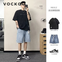 VOCKOO quần jean nam quần_ống_rộng quần dài nam 2024 NEW STYLE MNK2450NEQ 23Z240607