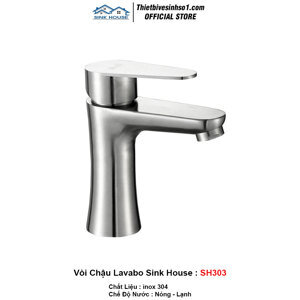 Vòi 1 lỗ nóng lạnh SH-303