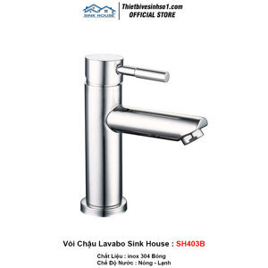 Vòi 1 lỗ nóng lạnh SH-403B