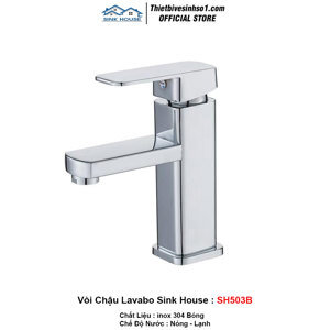 Vòi 1 lỗ nóng lạnh SH-503B