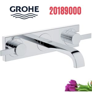 Vòi 3 lỗ gắn tường nóng lạnh Grohe 20189000
