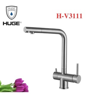 Vòi bếp 3 đường nước H-V3111, sus304