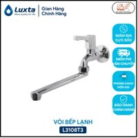 Vòi Bếp I Vòi Chậu Rửa Bát Âm Tường Luxta L3108T1 - Bảo Hành 3 Năm - Hàng Chính Hãng & Đổi Trả 1 - 1