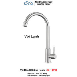 Vòi bếp lạnh gắn chậu SH-1001B